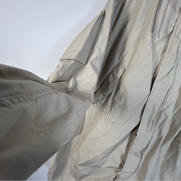 ❤️ H&M Men's Light Tan Hooded Raincoat L - Picture 5 of 10